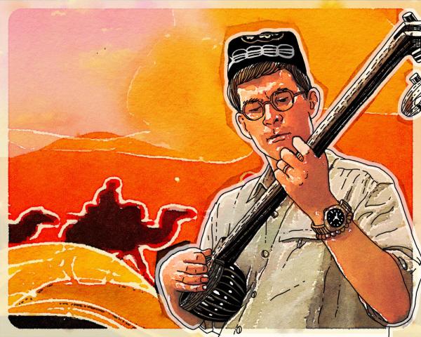 米华健（澎湃新闻 蒋立冬 绘）